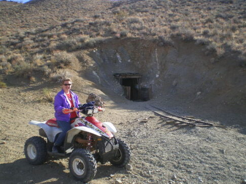 ATV at Burro Schmidt Tunnel 