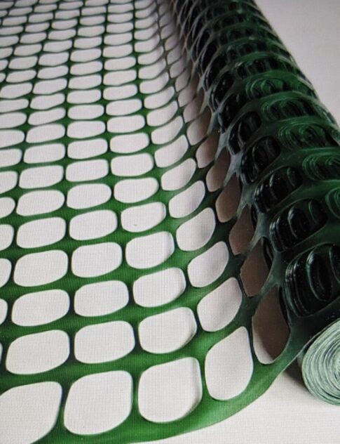 solve the dog fencing problem with plastic netting