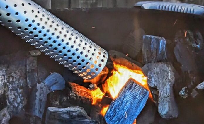 charcoal lighter works with hot air