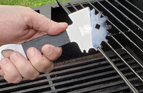 cave tools grill grate scraper brushless