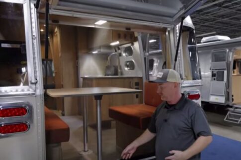 Airstream Trade Wind back hatch