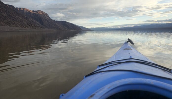 Death Valley lake at Badwater