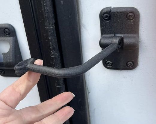 A step-by-step guide on how to replace your RV entry door hold back
