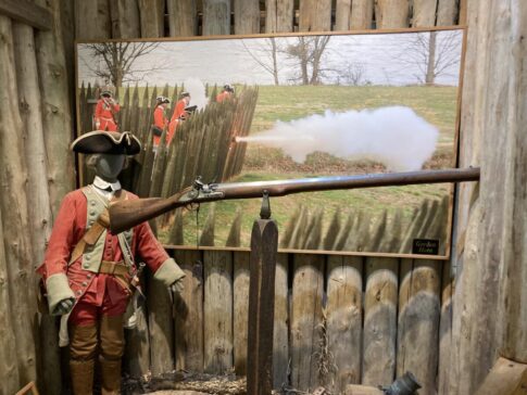 Pole mounted musket