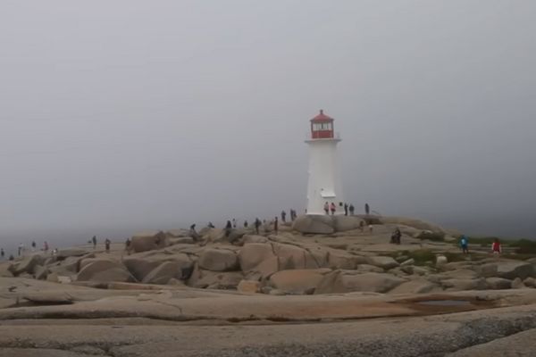 Peggy's Cove in Nova Scotia, part of Nova Scotia for RVers