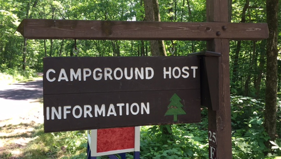 Badger State volunteer. Wisconsin campground host.