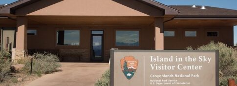 Island in the Sky Visitors Center. canyonlands national park camping