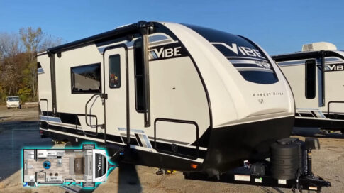 The exterior of the Forest River Vibe 19RB