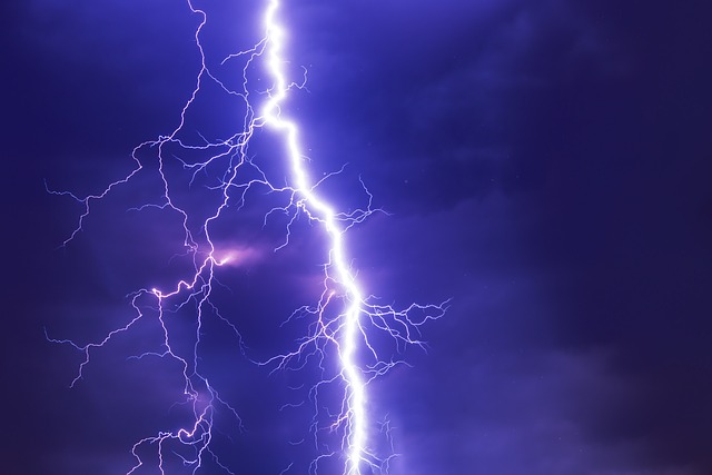 lightning at nighttime for poll: have you ever lost power when RVing