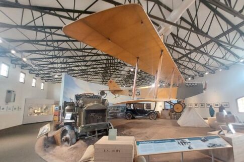 biplane at Pancho Villa State Park, Columbus, NM