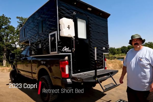 Capri Retreat short bed truck camper