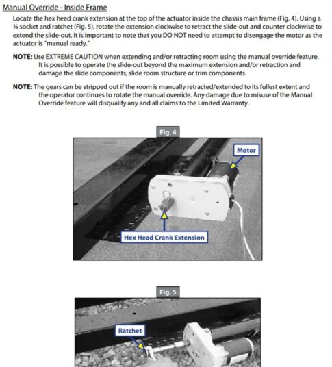 Lippert Slide Mechanism Troubleshooting