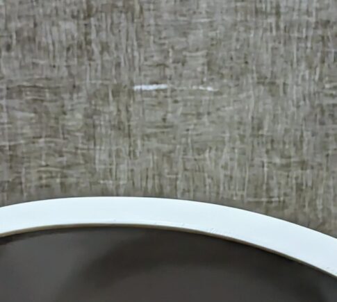 wall damage from toilet seat
