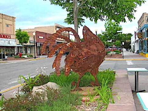 Mike the Headless Chicken Statue