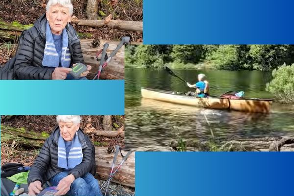 Senior solo camper Wendy giving advice on typical solo camping fears