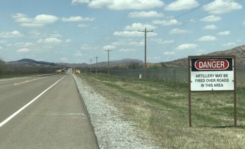 Artillery sign