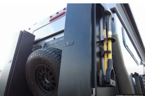 Baja truck camper back
