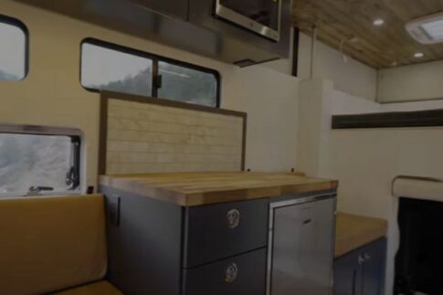 interior Baja truck camper