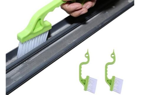 Groove gap cleaning tool for RV windows, awning rails, and more