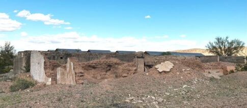 Old ruins at Swansea ghost town