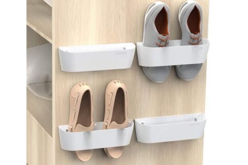 wall mounted shoe racks