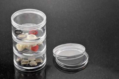 plastic jewelry containers from Amazon