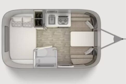 2024 Airstream Bambi floor plan