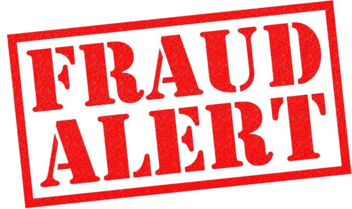 Fraud alert