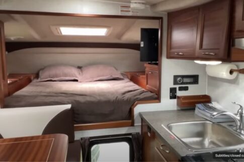 Northern Lite 9.6 truck camper interior