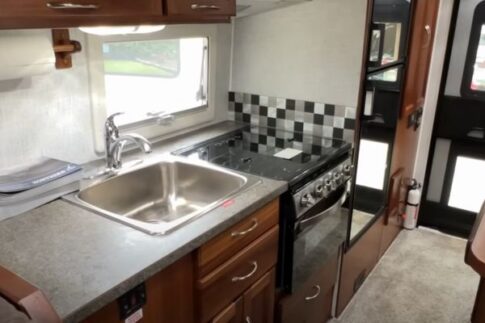 Northern Lite 9.6 truck camper interior