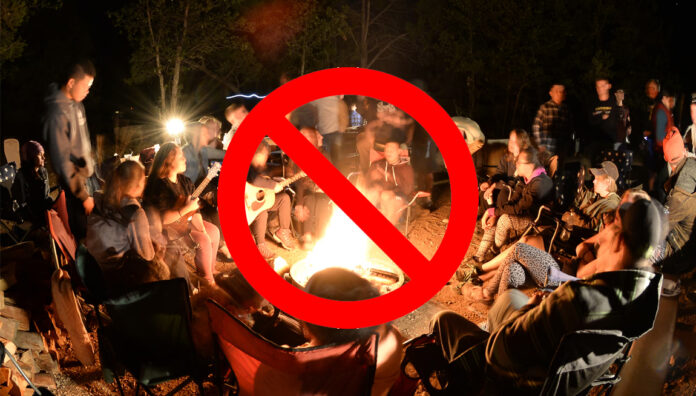 Oregon now bans campfires