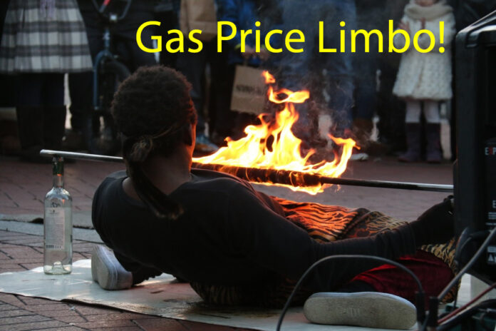 Gas prices low