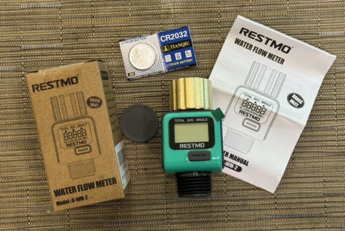 My new water flow meter