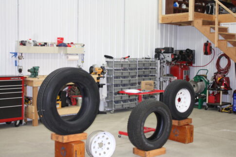 Tires In Studio