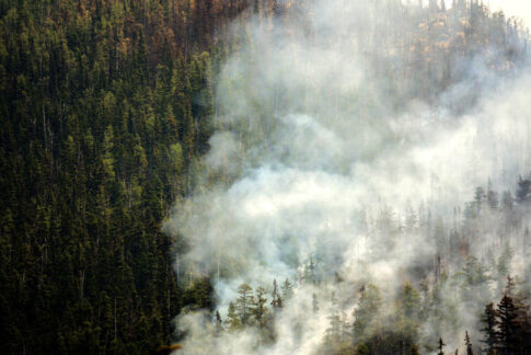 Wildfire has closed Washington's North Cascades