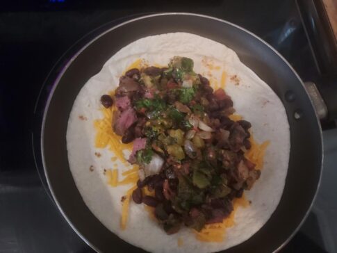 Grilled quesa taco