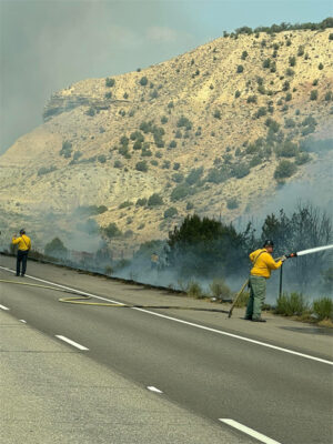 RVer's blown tire sparks