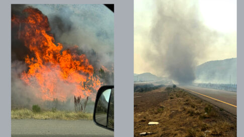 RVer's blown tire sparks