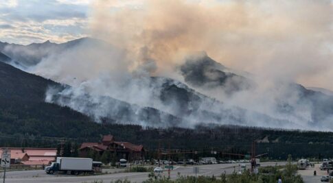 Fire at Denali National Park