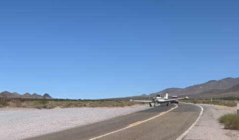 Death Valley emergency landing