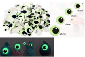 glow in the dark googly eyes