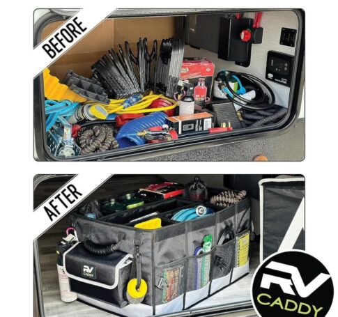 RV caddy and organizer Amazon photo