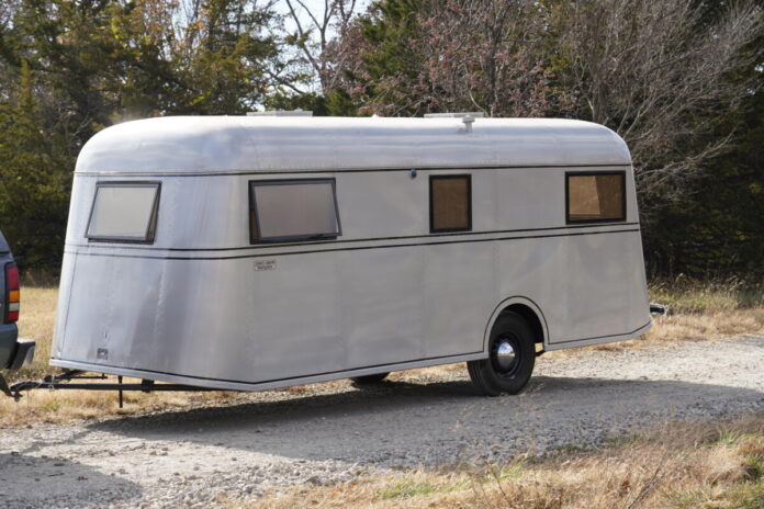 The restored 1937 Pierce-Arrow Travelodge