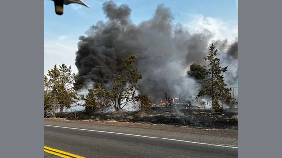 RVers lost their home to wildfire