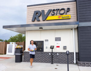 Love's will knock 10% off your RV hookup price 