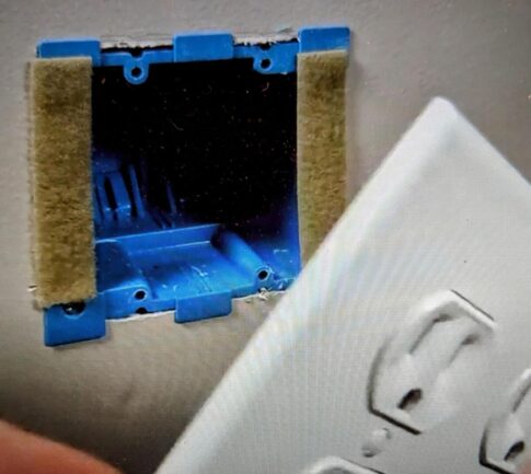 Hidden outlet storage YouTube photo from video