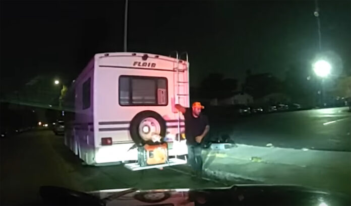 RV threat suspect takedown
