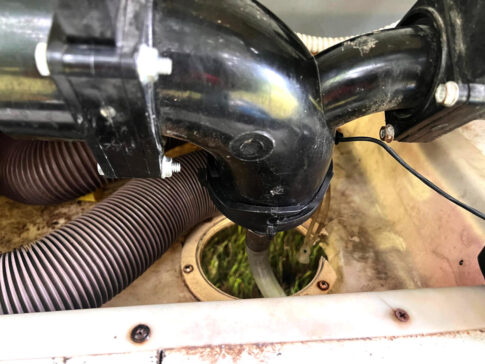 sewer hose cut