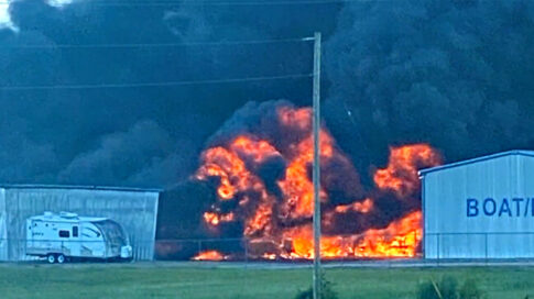 Texas RV storage fire