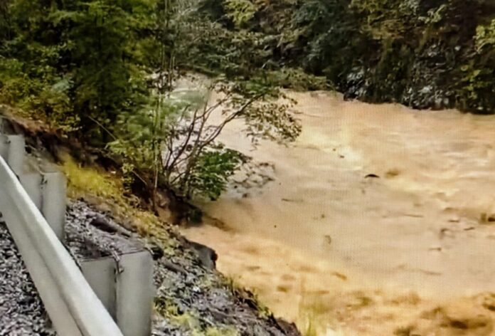 flooding caused by Hurricane Helene Photo: from YouTube